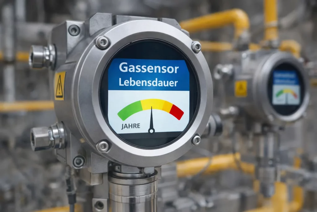 Gassensor Lebensdauer in industrieller Gaswarnanlage – Wartung und Sicherheit